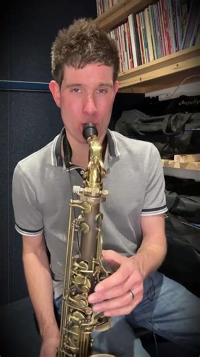 Playing the same song on sax at three different levels