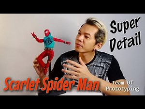 Crazy Toys SCARLET SPIDER Team Of Prototyping (Unboxing & Review)
