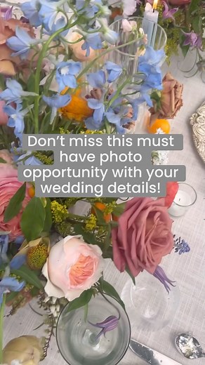 1.8K views | Wedding Tip - make sure your photographer allows enough time to get photos of all your reception styling before the guest enter the room. You spend so much time on all these elements. If your timeline allows do first look of your reception with your partner it’s a great way to get a few minutes alone together as well #weddingstylingtips #weddingreceptiondecor #weddingdetails #weddingphotolist | Cloud Nine Weddings | Facebook