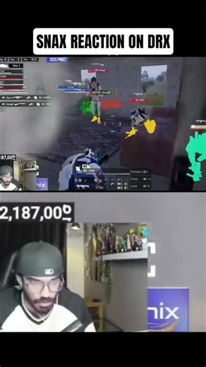 Snax STUNNED by DRX Rush’s Game 😱🔥 PMGC 2O25 #shorts #DOK #APG #pmgc #pubgmobile #bgmi #pubg #drx