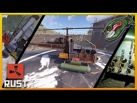 Rust Airborne Update | Homing Rocket Launcher, Attack Heli, Counter Flares, Weapon Racks #252