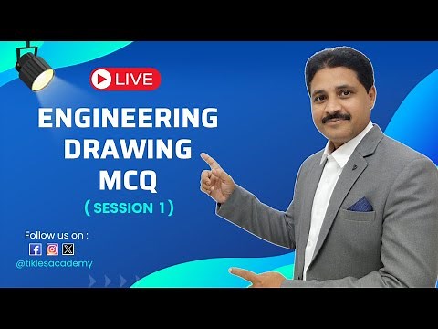 ENGINEERING DRAWING OBJECTIVE QUESTIONS (MCQ) SESSION 1 @TIKLESACADEMY