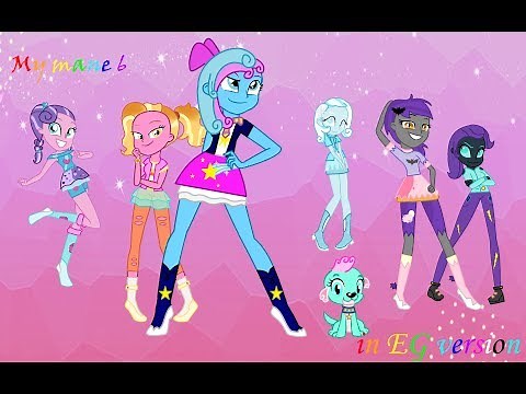 MLP Base "My mane 6 in EG version" SpeedPaint