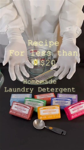 I Made Homemade Laundry Powder for Around $20