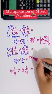Multiplication of Mixed Numbers📚 #math | Prof Math Wizard