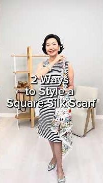 How to Style a Square Silk Scarf: 2 Genius Hacks for Sleeveless Dresses