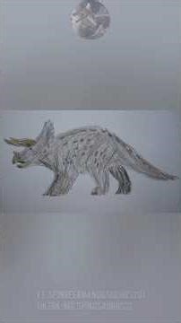 Jurassic Park 1993 Triceratops #menggambar #drawing #jurassicworld #jurassicpark #triceratops