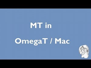 Machine translation in OmegaT for Mac