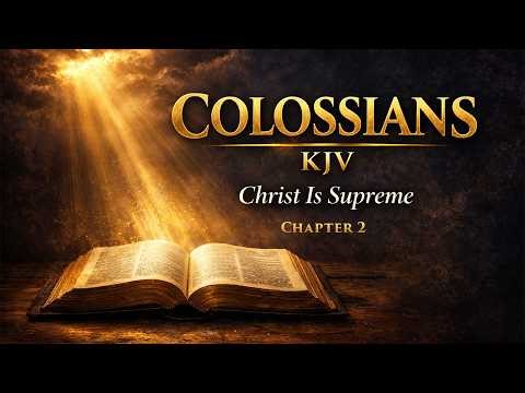 Colossians, Chapter 2 - Holy Bible (KJV) - Audio with Words & Video
