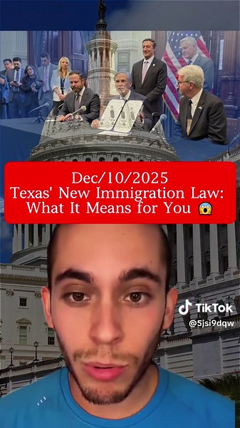 Texas' New Immigration Law: What It Means for You 😱🇺🇲 #TexasNews #ImmigrationPolicy #CurrentAffairs #fyp #viral #carloseduardoespina #usa #carlos_eduardo_espina #texas #noticias #fouyou #news