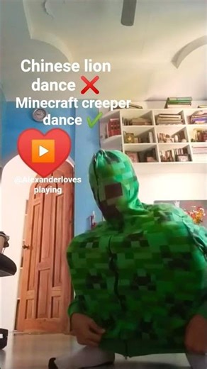 Minecraft creeper dance