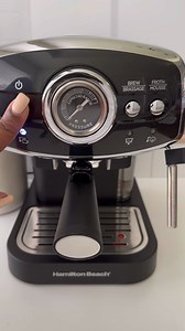 Be your own barista and enjoy cafe-quality espresso with features you won’t find on other machines. Shop now: https://bit.ly/3xL8YLx Video by: @ahalfbakedmom | Hamilton Beach
