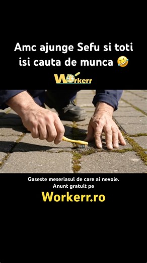Constructorii se fac ca muncesc cand vine Sefu 🤣 | Nu plati degeaba pe Workerr #shorts