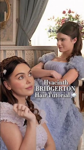 HYACINTH #BRIDGERTON season 4 hair tutorial🫖 #hair