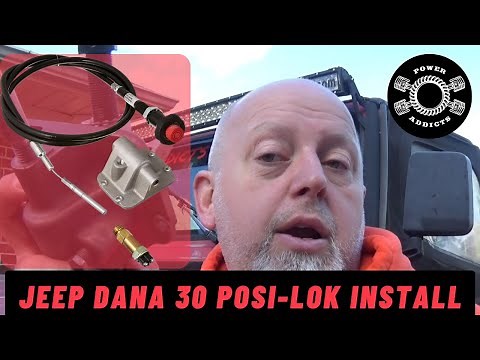 How to install a Posi-Lok in a Jeep Dana 30 CAD Axle #poweraddictscrew #dana30