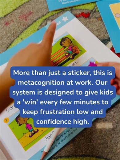 Why the sticker is the most important part of the lesson. 🧠✨ If you look closely, you’ll see more than just a reward. You’re seeing metacognition in action. Metacognition is a big word for a simple, powerful concept: