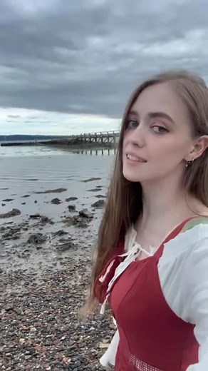 Danielle Alexandra on Instagram: "I always get asked if I’m filming when I’m in my dresses  #scotland #visitscotland #outdoors #travel"