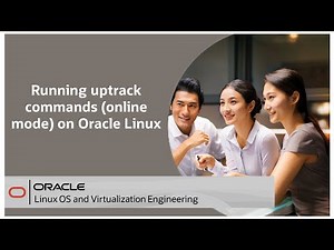 Running uptrack commands (online mode) on Oracle Linux