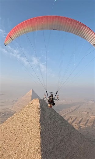 143K views · 3.4K reactions | @lukehigg flying the pyramids! #flying #adventure #paramotor #flyozone | Ozone Power | Facebook