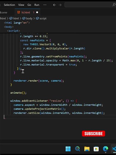 #shorts #viralshorts #coding #programming #javascript #vscode #python #creativecoding #html #css