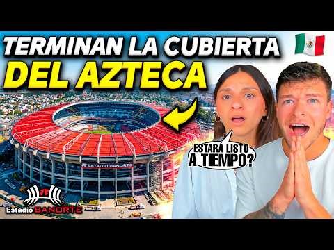 The roof of the new Azteca Stadium is finished! 🇲🇽 It's impressive!! 😱 Will it be ready in time?