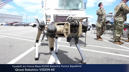 美国空军基地 部署 幽灵V60 & 波士顿动力 Spot 机器狗