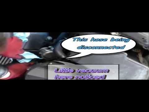 How to check Secondary Air Injection System BMW before cleaning Carbon Build Up