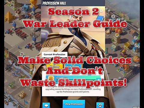 Last War - Season 2 Professions Guide: Part 3 War Leader