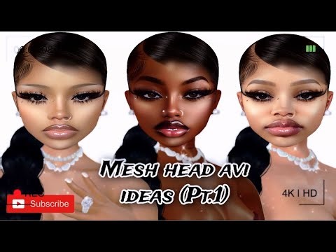 Mesh head Ideas + Skins|| IMVU