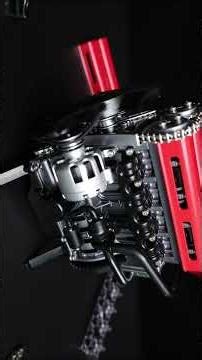 Turbocharged 4-Cylinder Engine Model Running 🔥 So Satisfying! #enginemodel #stem #turbo