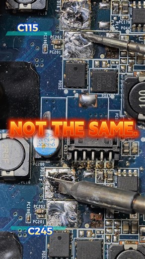 C245 vs C115 – NOT the same ⚡#soldering #electronics #diy #tools #repair #c245 #c115 #shorts