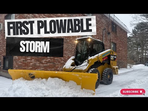 First Plowable Snow of the Season ❄️ Testing Our New Equipment & Upgrades