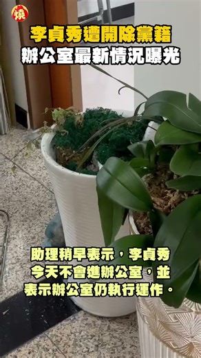 李貞秀遭開除黨籍 辦公室最新情況曝光｜#全民話燒