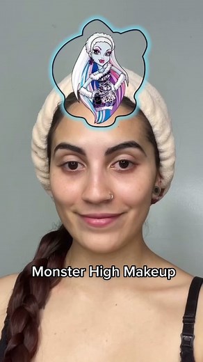 Monster High Makeup Tutorial featuring Frankie Stein
