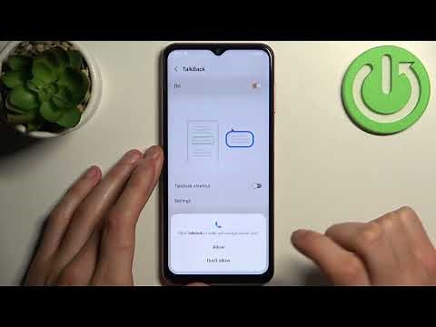 How to Activate TalkBack Mode on SAMSUNG Galaxy A04s - Turn On TalkBack Mode