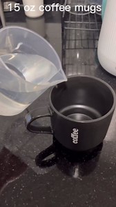 Amazon.com: LAUCHUH Stackable Coffee Mug Set with Rack - 15 Ounce Porcelain Coffee Mugs for Tea, Cocoa, Milk, Mug Set of 4 for Father's Day, Grey : Home & Kitchen