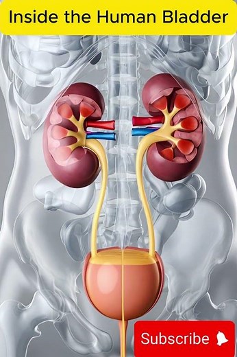 Inside the Human Bladder | How Urine Is Stored in the Body #anotomy #heartbit #humanbodysystem