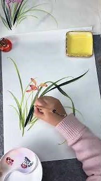 Learn Chinese Ink Painting: Paint Beautiful Spring Orchids Traditional Art Tutorial