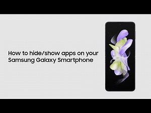 How to hide/show apps on your Samsung Galaxy Smartphone | Samsung