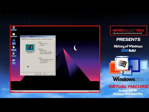 RetroescentTech VM Series Season 6 EP28 - Windows 2000 Build 1946 - History of Windows 2000 Build