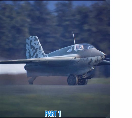 Me 163s Engaging P-51s in WWII Air Combat