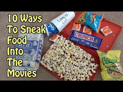 10 Ways To Sneak Food Into The Movie Theater- LIFE HACKS THAT WORK | Nextraker