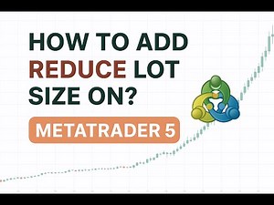 How to Add or Reduce Lot Size on MetaTrader 5 (MT5) PC Tutorial — Beginners Guide