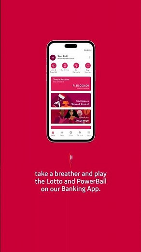 With our Banking App, you can play the Lotto and PowerBall