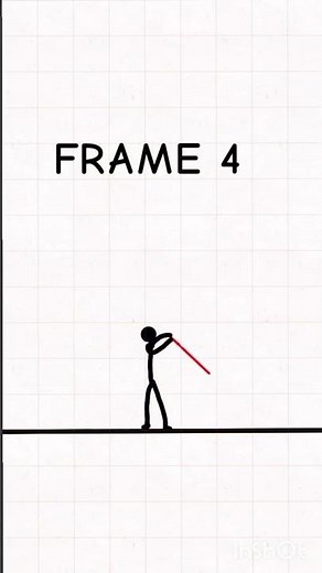 Steps to make a sword slash | tutorial | flipaclip #stickman