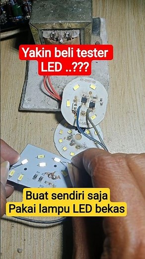 LED TESTER FROM USED LED LAMPS #creativeidea