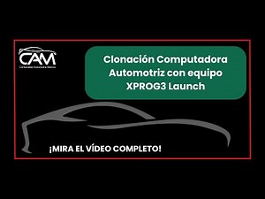 Clonación Computadora Automotriz con equipo XPROG3 Launch