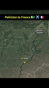 Pakistan to France 🇵🇰✈️🇫🇷 | PIA PK733 | Flight duration 8 hours | Lahore to Paris ✈️ | Travelradar24