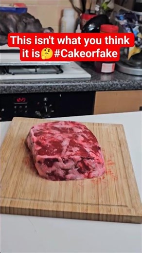 This Steak Is Actually Cake #cakeorfake #shorts