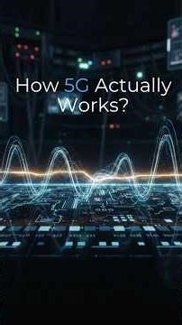 How 5G Actually Works?#telecom #5G #mobilenetwork